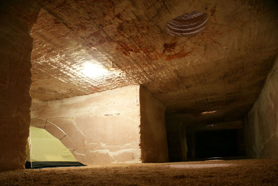 Campingplatz unter der Erde in "Coober Pedy"