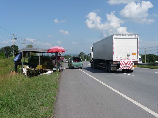 "Meine Fahrbahn", die Standspur