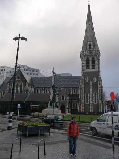 Christchurch, aber sau kalt!!!