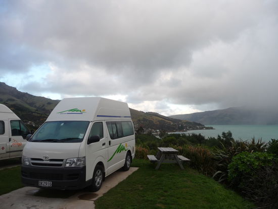 Unser erster  Campingplatz