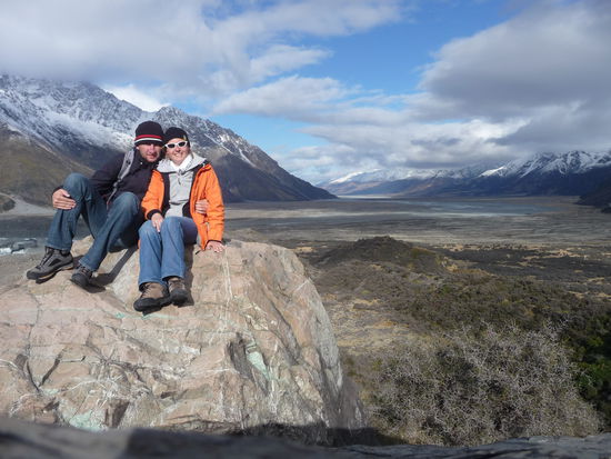 Andere Richtung mit uns Richtung Lake Pukaki