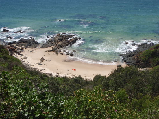 Rocky Beach in port Macquarie.. da waren wir ganz alleine 