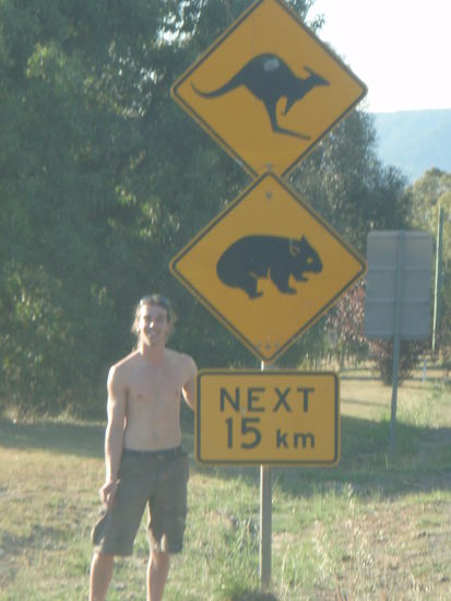 ^^ vorsicht auf den nächsten 15 kilometern Kängurus,Koalos und Stefans ^^