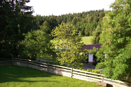 Blick vom Balkon