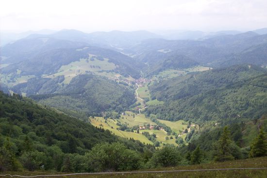 Aussicht vom Rundweg zum Gipfel
