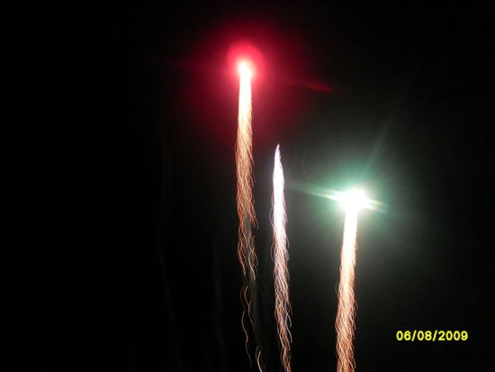   Riesenfeuerwerk am Theiss-Stausee in Abadszalok