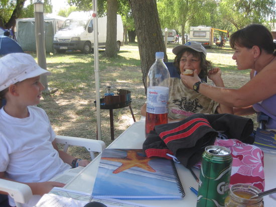 das Nichtstun macht schon ganz schön hungrig