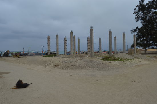 Hier entsteht? Ein neues Hotel, wer's glaubt?