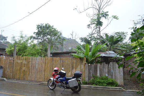 Das moto mit Dreck im Dreck