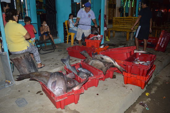 Jede Kiste wird abgewogen