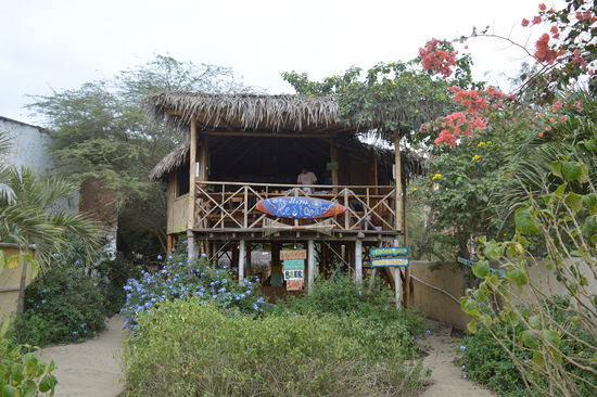 Der Eingangsbereich, Manuel empfängt die Gäste, er gibt sich alle Mühe