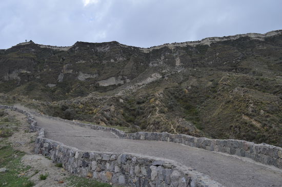 das ist hinauf bitte, und nicht hinunter. Ich habe nur mehr dieses eine Foto geschafft, da war die Luft heraussen