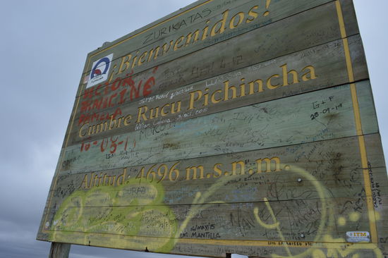 das ist alles, was auf dem Gipfel öffentlich aufgestellt worden ist