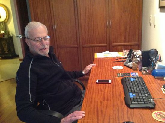 Dave in seinem Büro