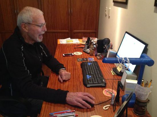 Offenbar hat er alles im Griff