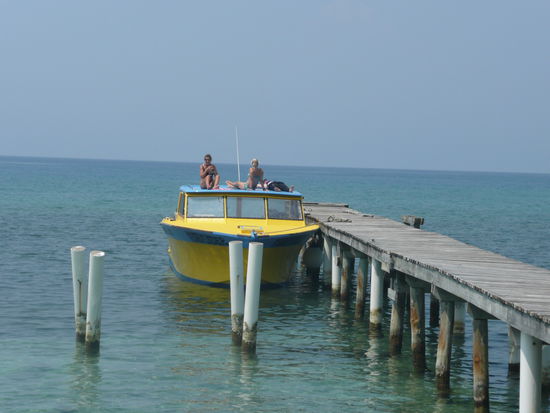 Mittagspause zwischen 2 Tauchgaengen