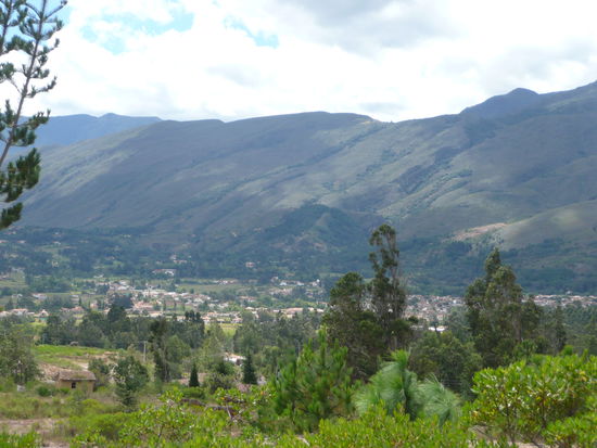Aussicht auf Villa de Leyva