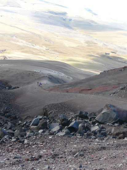 Der Aufstieg zum Refugio