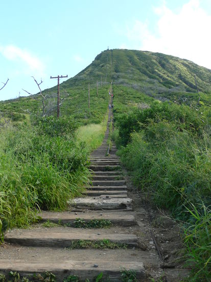der steile weg nach oben