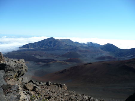 Aussicht auf den Krater von Haleakala