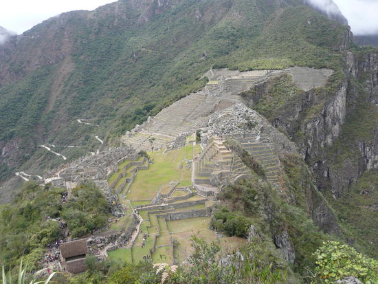 Aussicht vom kleineren Huayna Picchu