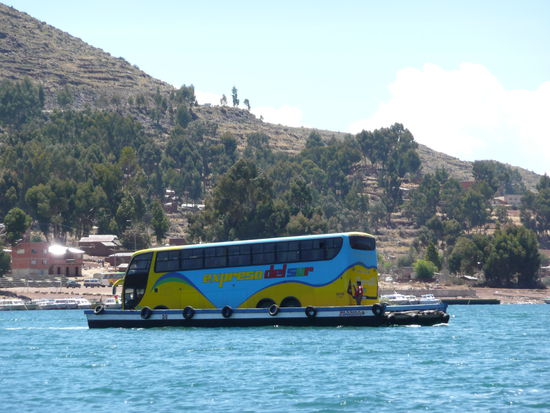 Der Bus musste natuerlich auch mit