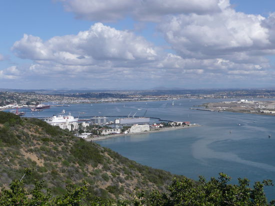 Aussicht auf die San Diego Bay