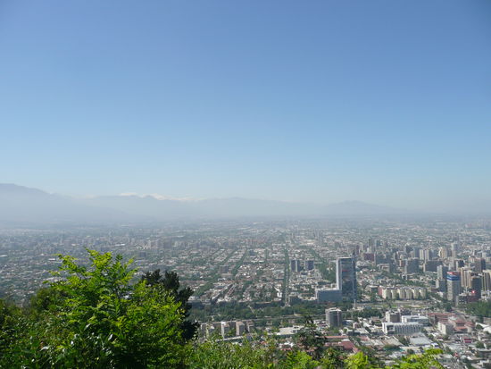 Auf dem Cerro San Cristobal
