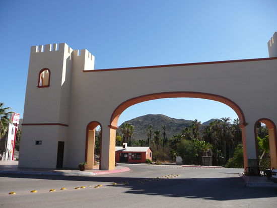 Eingang ins dorf Mulege