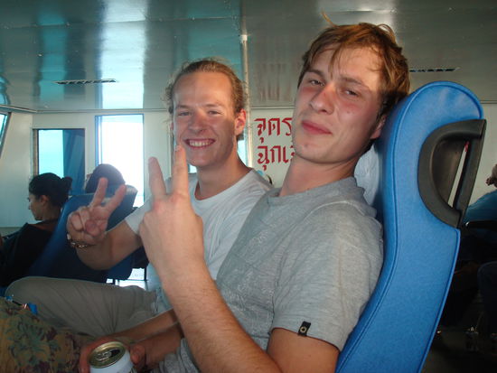 Erledigt aber endlich auf der Faehre