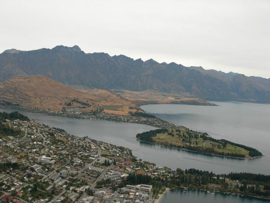 Queenstown von oben