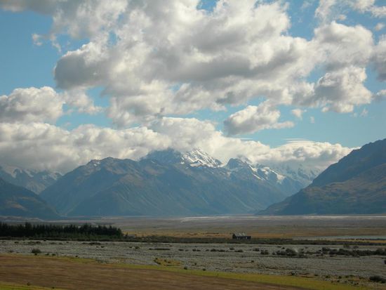 auf dem weg zum mt cook