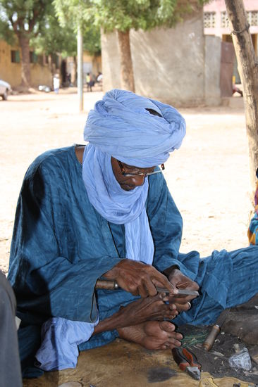 -Mohammeds Onkel bei der Arbeit-