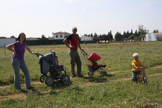 Spaziergang auf dem Campo,