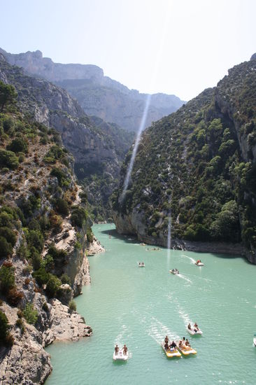 doch auf ein paar Tretboote haetten wir gut und gerne verzichten koennen!