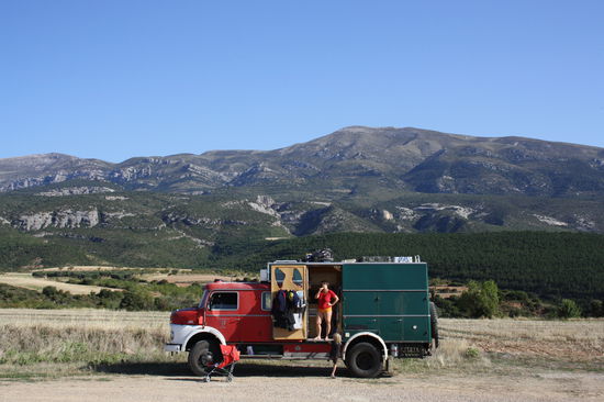 Schöne Übernachtungsplätze gab es trotzdem -wenn auch ohne Wasser!