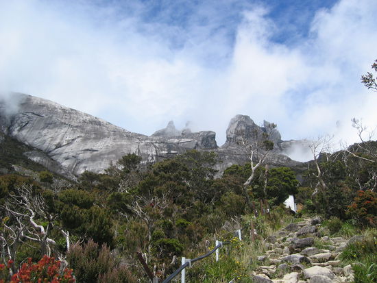 Kurz vor der Ankunft beim Basiscamp...