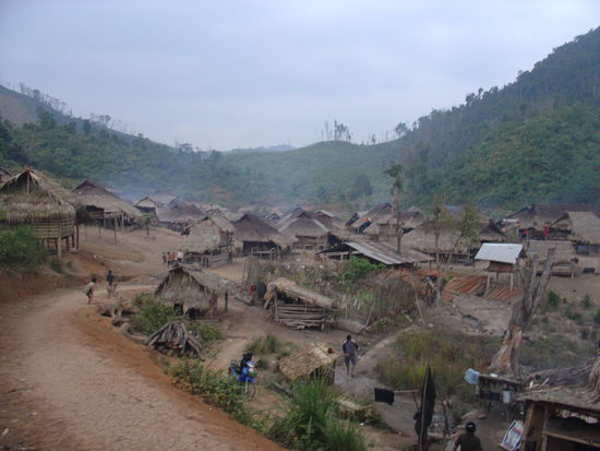 Ein Teil, des eigentlich recht grossen Dorfes...