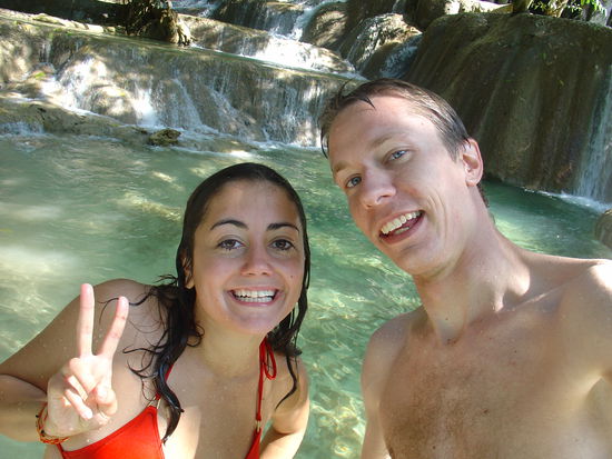 Jessica und ich hatten sichtlich Spass...