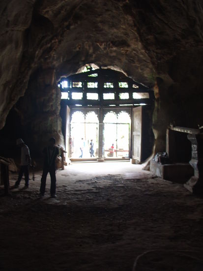 Ausgang der Oberen Hoehle...