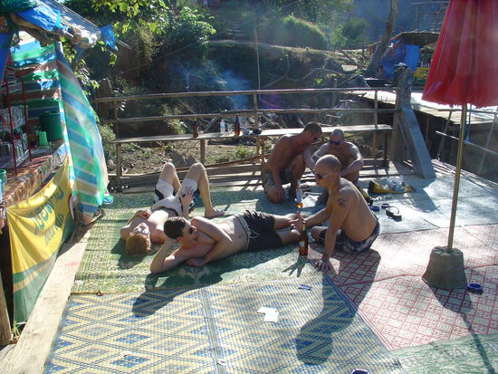 Die vier Schweden.. und ein Australier (in der Mitte).