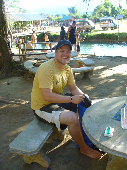 Markus, mit dem ich die letzten paar Tage hier verbracht habe und auch ein tolles Neujahrsfest hatte.