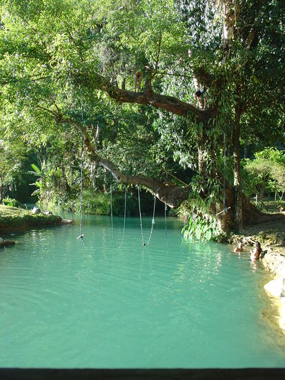 Die "Blaue Lagune", war wirklich friedlich...
