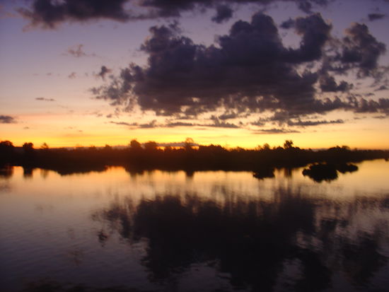 Sonnenuntergang am zweiten Abend...