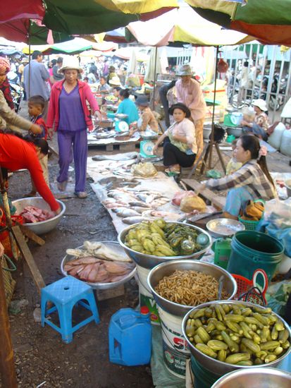 Die Fische zappelten teilweise noch...