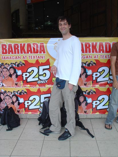 Daeni am folgenden Morgen, wieder einigermassen Fit und bereit fuer den Dschungel.