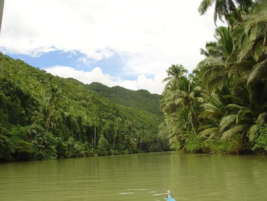 Die wirklich schoene Bootsfahrt...