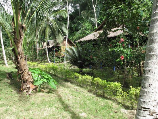 Der Rest der liebevoll gestalteten Gartenanlage...