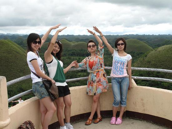 Und die verrueckten Japaner... sie possierten mindestens 5 Min.