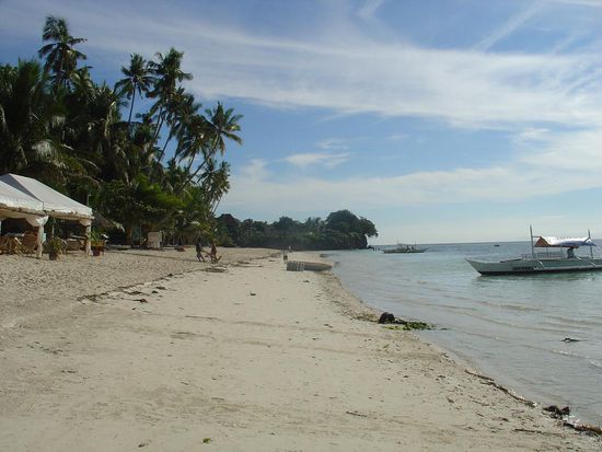 Die "Alona Beach" war auch wirklich schoen...